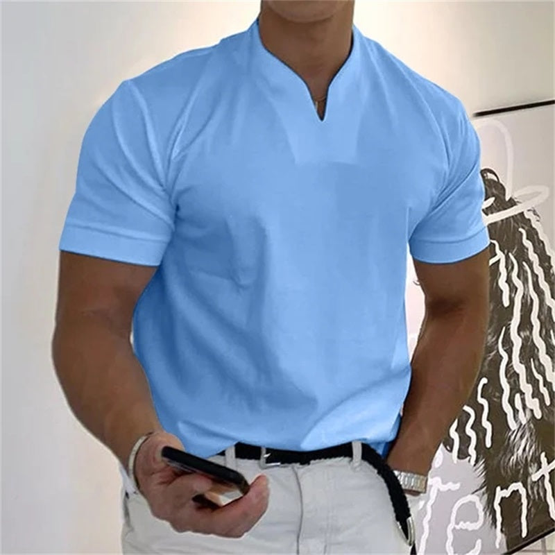 2024 Herren Business Kurzarm Fitness T-Shirt