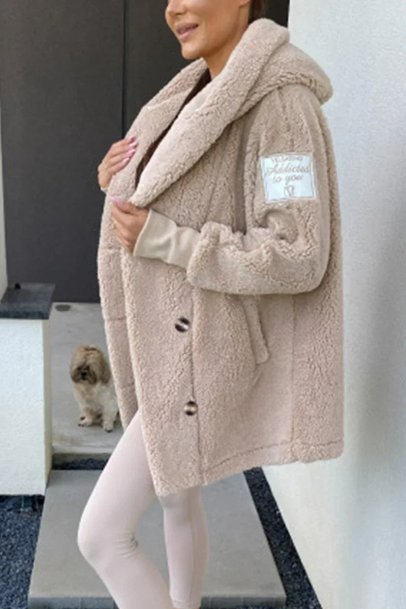 ❄️HEISSER VERKAUF❄️ Plüsch-Kapuzenjacke für Frauen