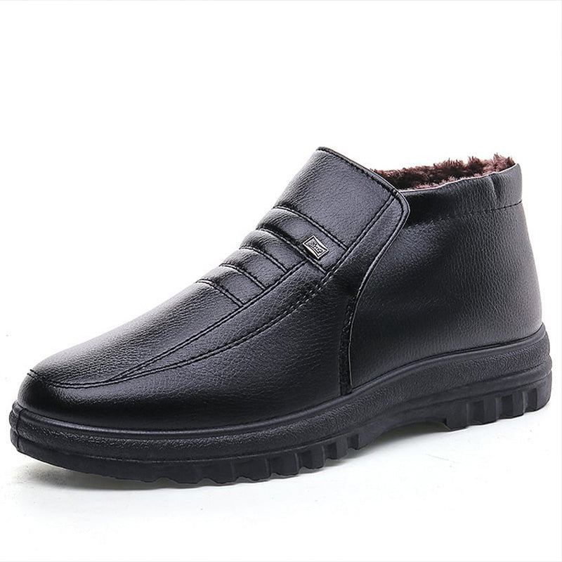 🎁[Bestes Geschenk für Ihn] Bequeme Plüsch gefütterte warme Schneestiefel für Männer