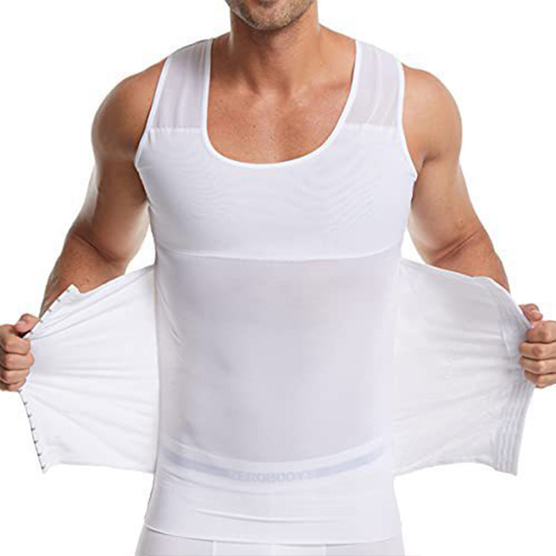 Schlankmachende Mesh-Weste für Männer mit Taille