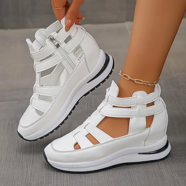 🌞Frühlingserwachen: 50% Rabatt!💎Orthopädische Keil-Sandalen "CloudSupport" – Schmerzfreies Gehen & Maximale Stabilität