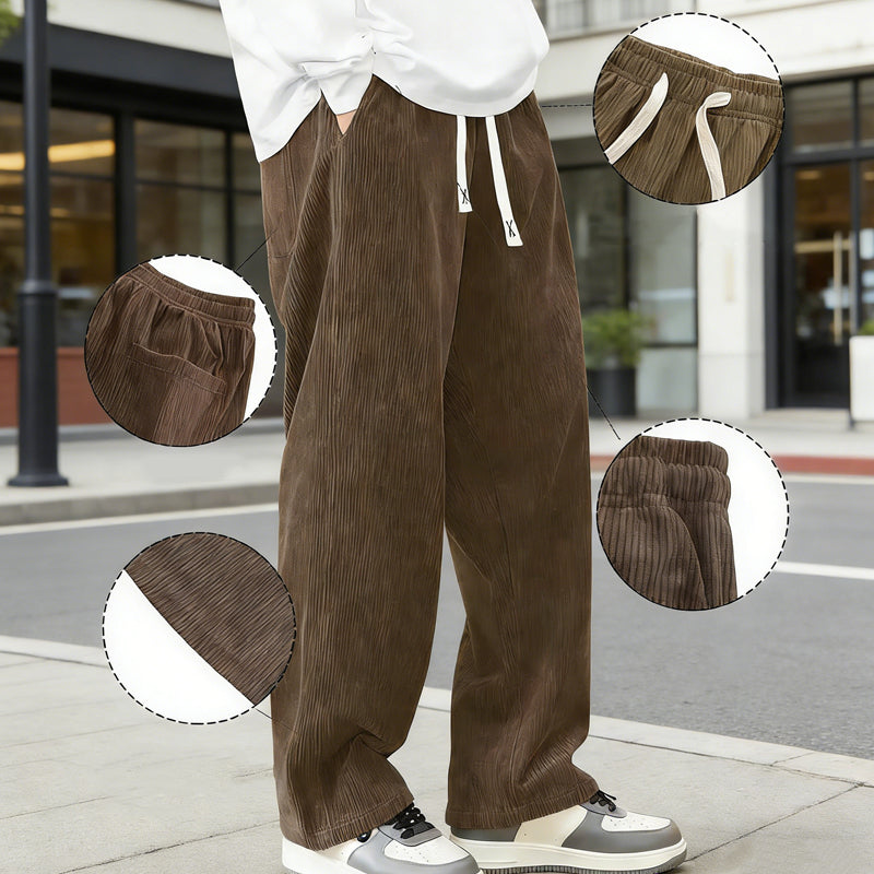 🎉 Neujahrsgeschenk – 50% RABATT!👖 Herren-Cordhose mit Kordelzug: Bequem & vielseitig für Freizeit & Alltag