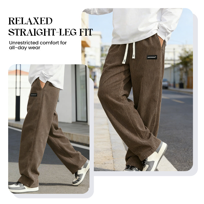 🎉 Neujahrsgeschenk – 50% RABATT!👖 Herren-Cordhose mit Kordelzug: Bequem & vielseitig für Freizeit & Alltag